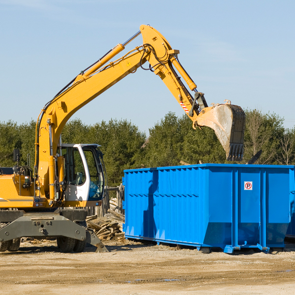 what happens if the residential dumpster is damaged or stolen during rental in Smiley